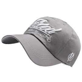 Buzz Selection CAP750 Hat, Cap, Baseball Logo, Stylish, Bicycle, Stylish, Men's, Women's,, gray, Free size