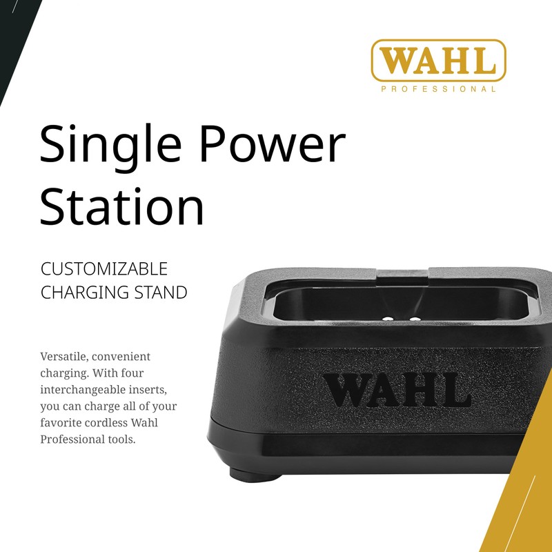 Wahl Professional Low Profile Charge Stand Weighted Base with Rotating