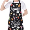 ENSIANTH Bartender Aprons with Pockets Bartender Gifts for Cocktail Lovers