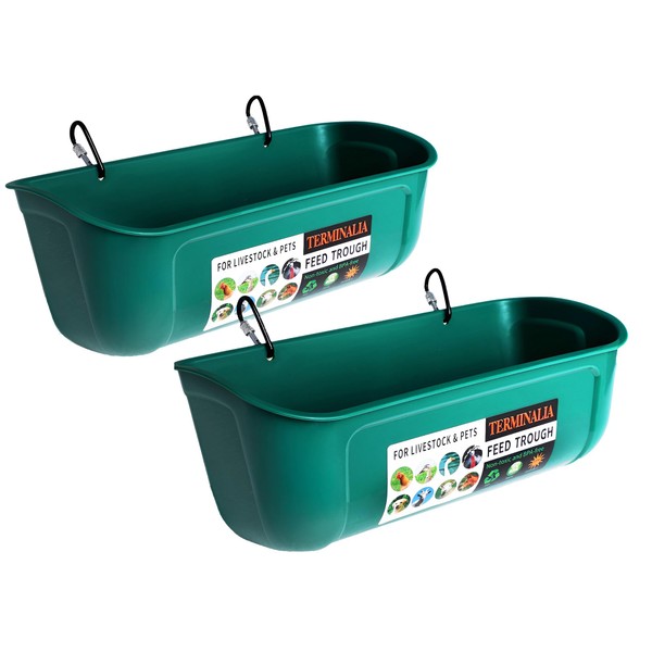 2 Pack Duck Chicken Feeder | Hanging Fence Feed Trough