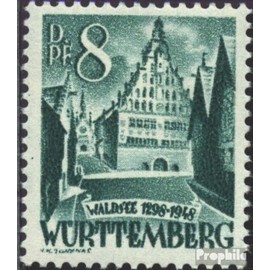 Franz. Zone-Württemberg 16 fine used/cancelled 1948 Postage stamp (Stamps for collectors)