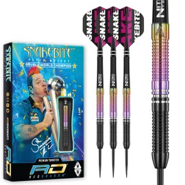RED DRAGON Darts|Snakebite World Champion| 90% Tungsten Darts Set |25g