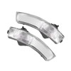 Pair of Rearview Wing Mirror Indicator Lens Turn Signal Light