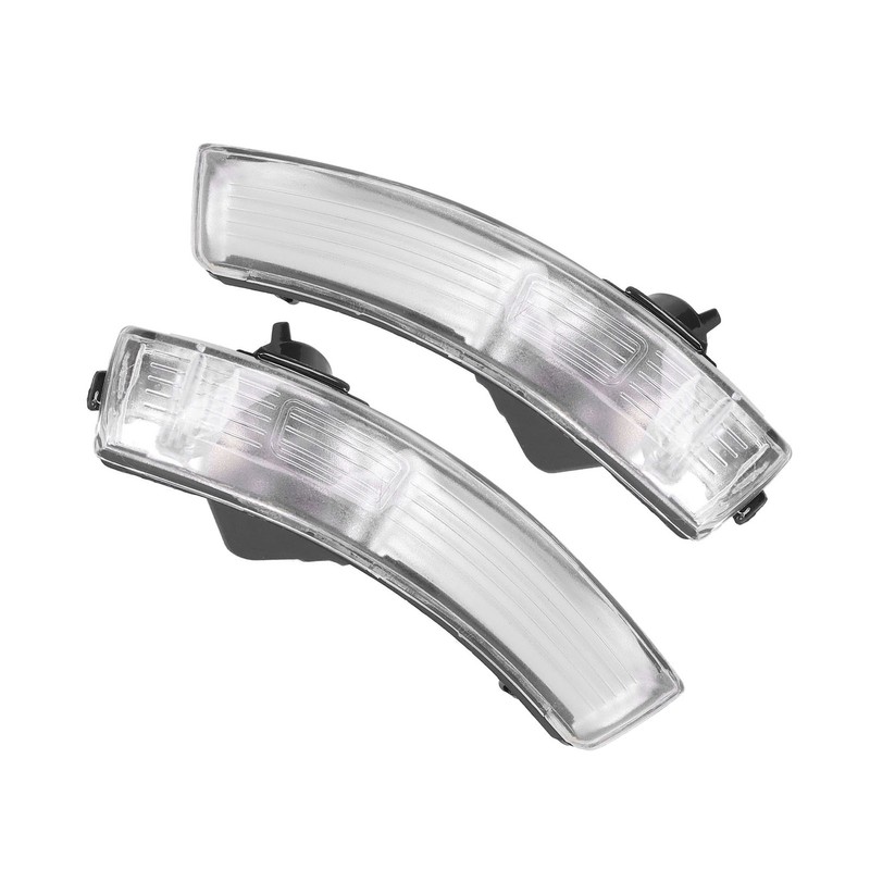 Pair of Rearview Wing Mirror Indicator Lens Turn Signal Light
