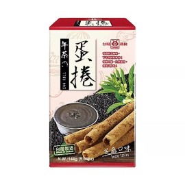 Taiwanese Sesame Flavor Egg Roll 144g/(72gx2bags)台湾西坞芝麻蛋捲
