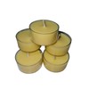 Pure Natural 100% Beeswax Tea Lights 50 Pack Candles