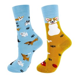 Anicy Dachshund Socks - Gifts for Dog Owners, Dachshund Decorative Gift, Funny Colourful Socks, for Christmas, Birthday Gift, Men's Gifts