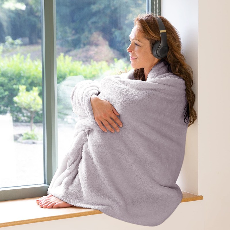 Snug Rug Blanket Fleece Blanket - Original Luxury Sherpa Throwing