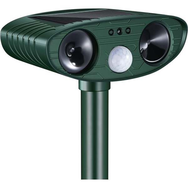 Skunk Repellent for Yard,Cat Repellent Outdoor Ultrasonic Animal Repeller with