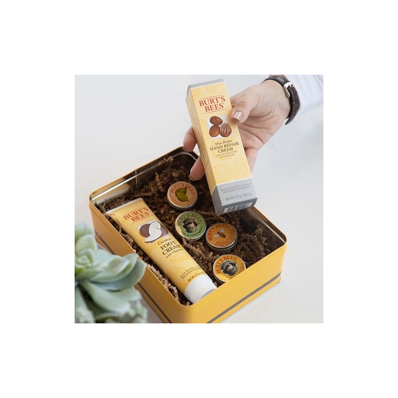 Burts Bees Classics Gift Set, 6 Products in Giftable Tin