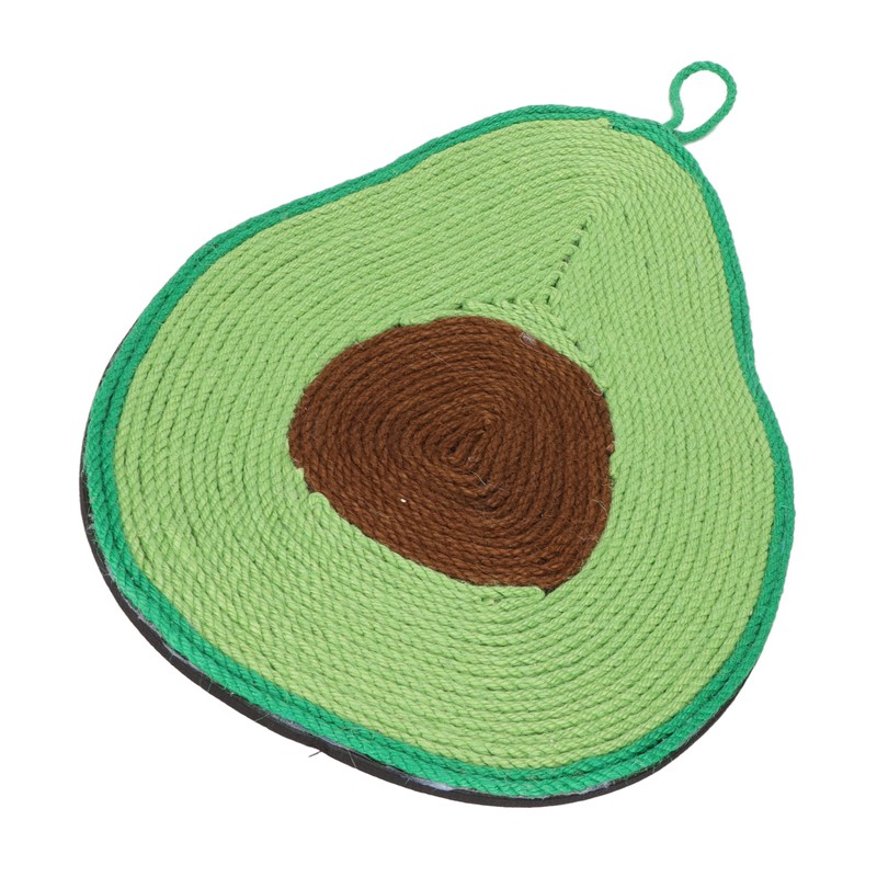 Cat Scratch Pad 28x43cm Avocado Shape Sisal EVA Scratch Resistant