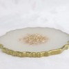 Set of 4 Handmade Resin Coasters, Geode Coasters, Drinks Stand,
