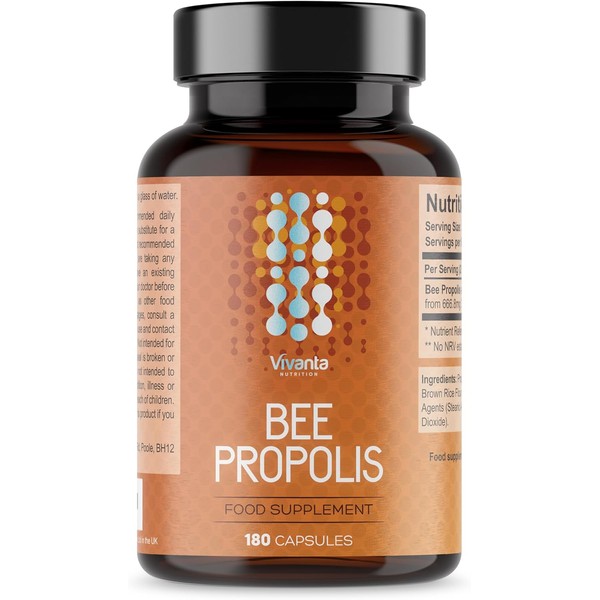 Bee Propolis - 2000mg Propolis equivalent per Serving - 3