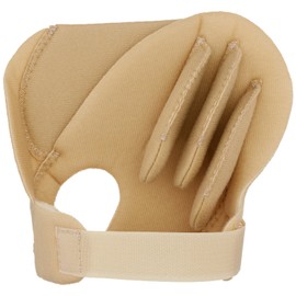 Rolyan Sof-Foam Palm Shield for Right Hand, Foam Contracture Cushion to Support Fingers, Padded Hand Protector with Finger Separators for Right Hands, Medical Gloves for Stroke, Disabled, Elderly