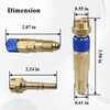 Gugaguga QDB33 Argon Inert Gas Regulator, Quick Connect and Disconnect