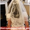 Bridal Wedding Veil Short Communion Veils for Bachelorette Party with