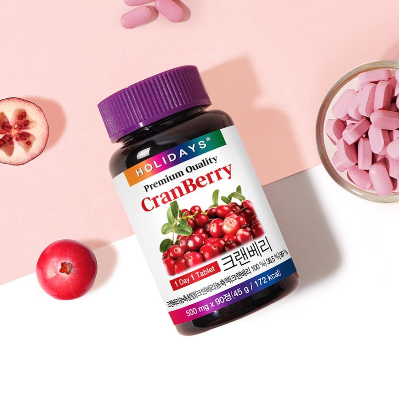 Holidays 2 bottles of Holidays Cranberry 90 tablets (6 month