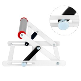 QWORK® 1 x Adjustable Support Frame for Cutting Machines, Height Adjustable from 55 to 135 mm, Material Support Frame with Foldable Design