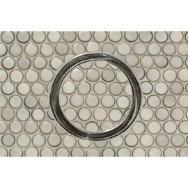 Infinity Drains RT 15 (A) SS - 5" R15 A Tile Drain Strainer- 4" Throat Stainless Steel Satin Stainless