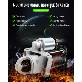 SCITOO Motor Starter for 50-806964A4 Starters Fit for Mercruiser for 350 Mag Alpha Bravo MPI - (350CID 5.7L V8) 1998-2012, for Mercruiser for 350 MAG MPI HORIZON ALPHA-BRAVO 2001-2012