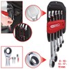 KS Tools 503.4255 GEARplus Combination ratcheting spanner set offset, 5