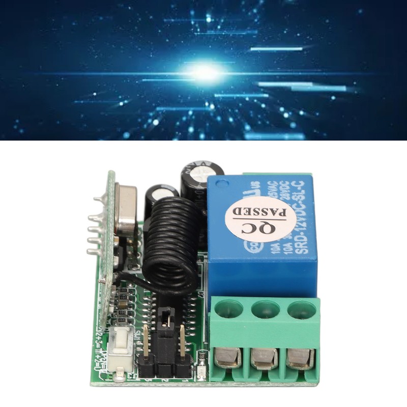 Remote Control Relay Switch 12V Single Way Wireless Remote Control
