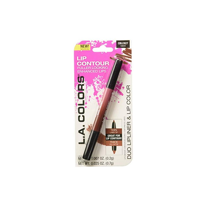 L.A. COLORS Lip Contour (carded), Naked CBLC827