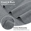Deconovo Faux Linen Wipable Tablecloth, Table Protector for Party, Garden