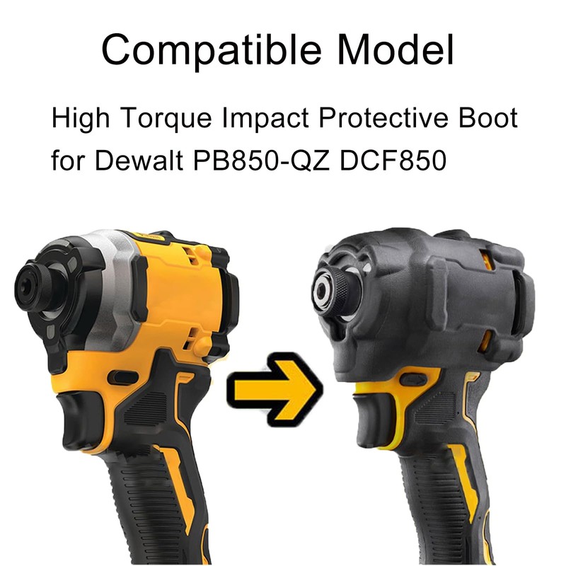 High Torque Impact Wrench Boot for Dewalt PB850-QZ DCF850 Rubber