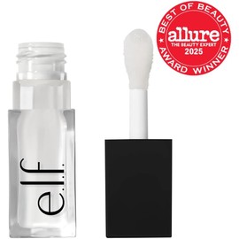 e.l.f. Cosmetics Glow Reviver Aceite para Labios Crystal Clear Transparente Hidrata y Nutre con Brillo Intenso y Efecto Jugoso, Fórmula con Aceite de Jojoba, Vegano y Libre de Crueldad Animal