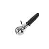 Good Cook Ice Cream Scoop, Deluxe Trigger,Black & Silver,Medium,16660