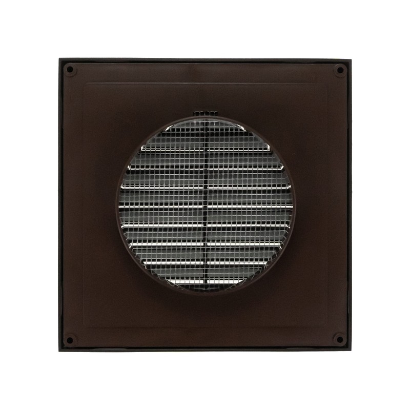 HVAC OV 4 Inch Fit - Black Plastic Vent Cover