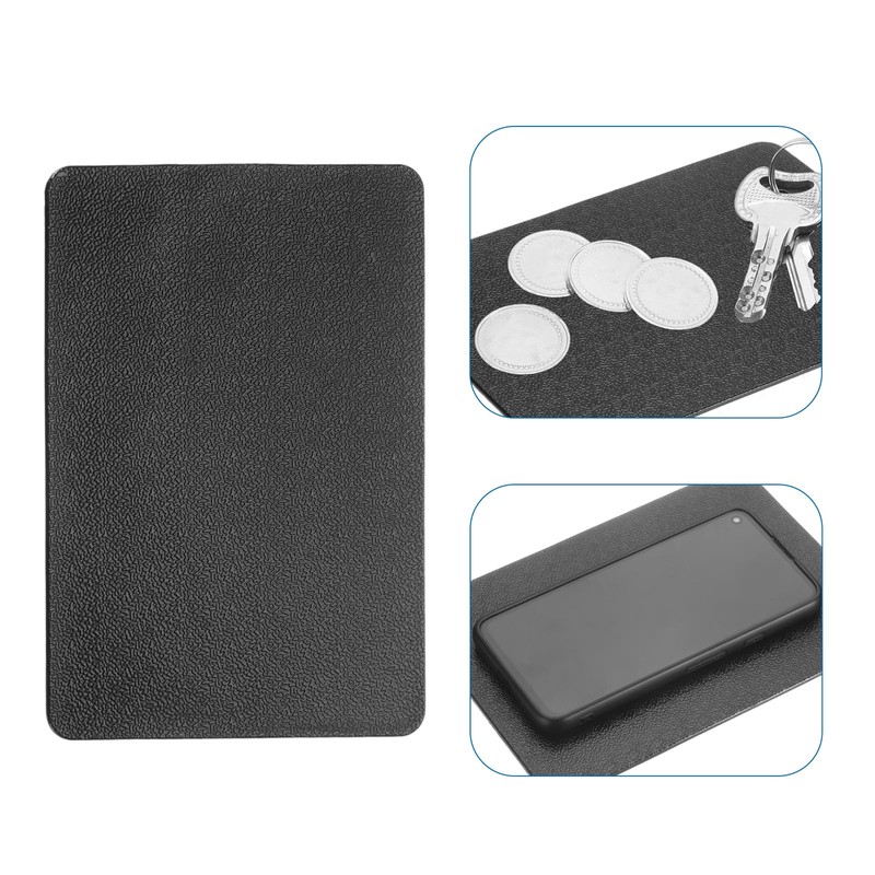 sourcing map Car Dashboard Anti-Slip Mat 7" x 5" Universal
