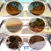CARFIA Round Acetate Mens Sunglasses Polarized UV Protection Classic Retro