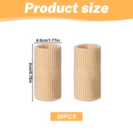 EupHHonycs 30PCS Finger Sleeve Finger Compression Sleeve Roll,Sport Finger Sleeves, Finger Sleeve Protectors, Breathable Elastic Basketball Finger Sleeve for Utdoor Sports