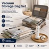 10-Piece Vacuum Storage Bag Set for Travel – Reusable Compression
