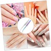 VICASKY 4 Pcs Nail Art Tweezers Multi Function Stainless Steel