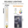Duoled T10 Tubular Light Bulbs,E26 Dimmable Led Bulbs,8W Led Edison