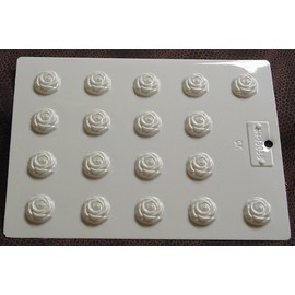 CK Products HARD CANDY MINI ROSES 1"  MOLD- HS-13036