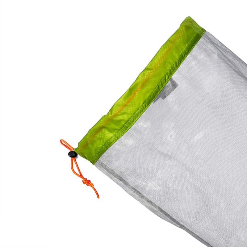 VGEBY Mesh Drawstring Storage Bag, Stuff Sack, Lightweight Nylon Mesh