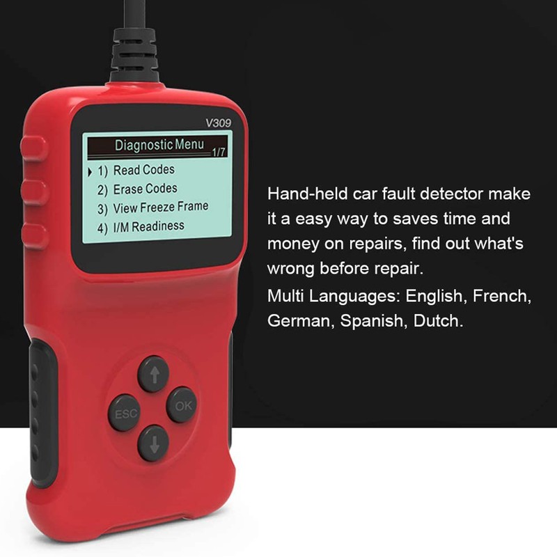 Automobile Fault Detector Automotive Diagnostic Tool Reading Card Car Repairing