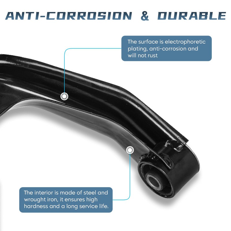 Front Upper Control Arms with Ball Joints Assembly Replacement for