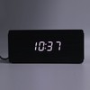 Bluetooth Speaker Digital Wooden Alarm Clock Wireless Charging 15W Dual