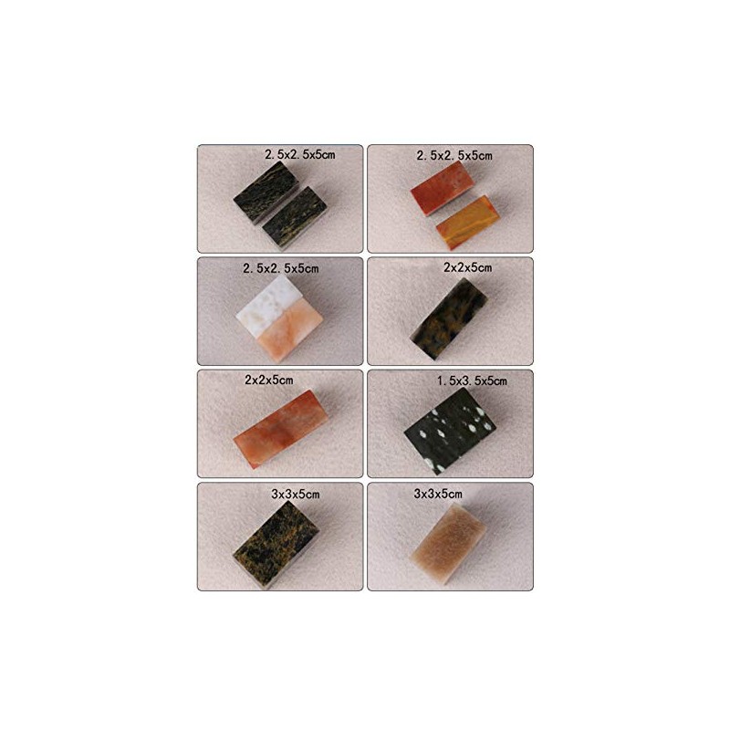 Blank Seal Set Stone Seal Engraving Kit Stone Carving Set
