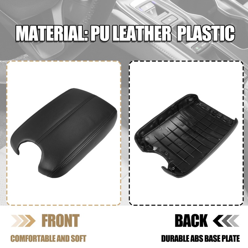 X AUTOHAUX 1 Set Car Center Console Cover Front Door