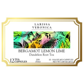 Bergamot Lemon Lime Dandelion Root Tea (Single Serve K-Cup Pods) (12 pods, ZIN: 571315) - 3 Pack