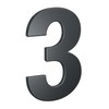 BASI House numbers made of steel in anthracite, numbers 0-9,