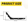 WenQi Pair Rear Bumper Brackets For 2013-2019 Nissan Sentra Driver