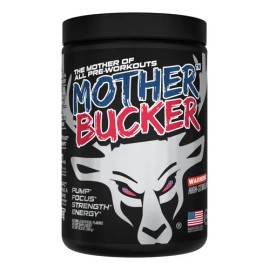Suplemento En Polvo Bucked Up Pre Entreno Mother Bucker Aminocidoscafena Sabor Miami En Bote De 390g