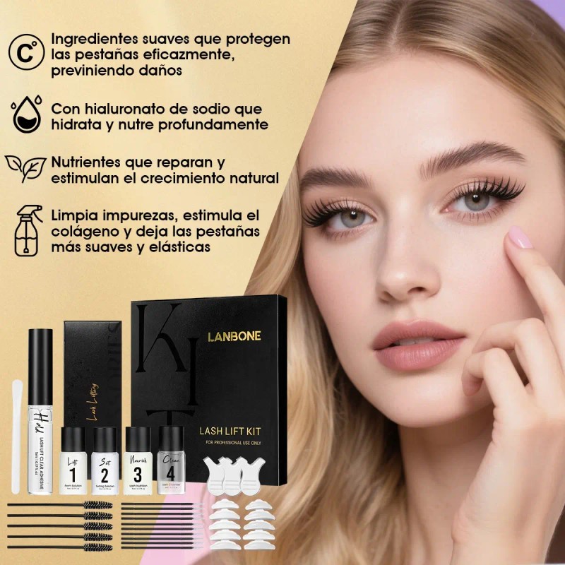 Kit 33 Lash Lifting Lanbone Rizado De Pestañas,kit Pestanas